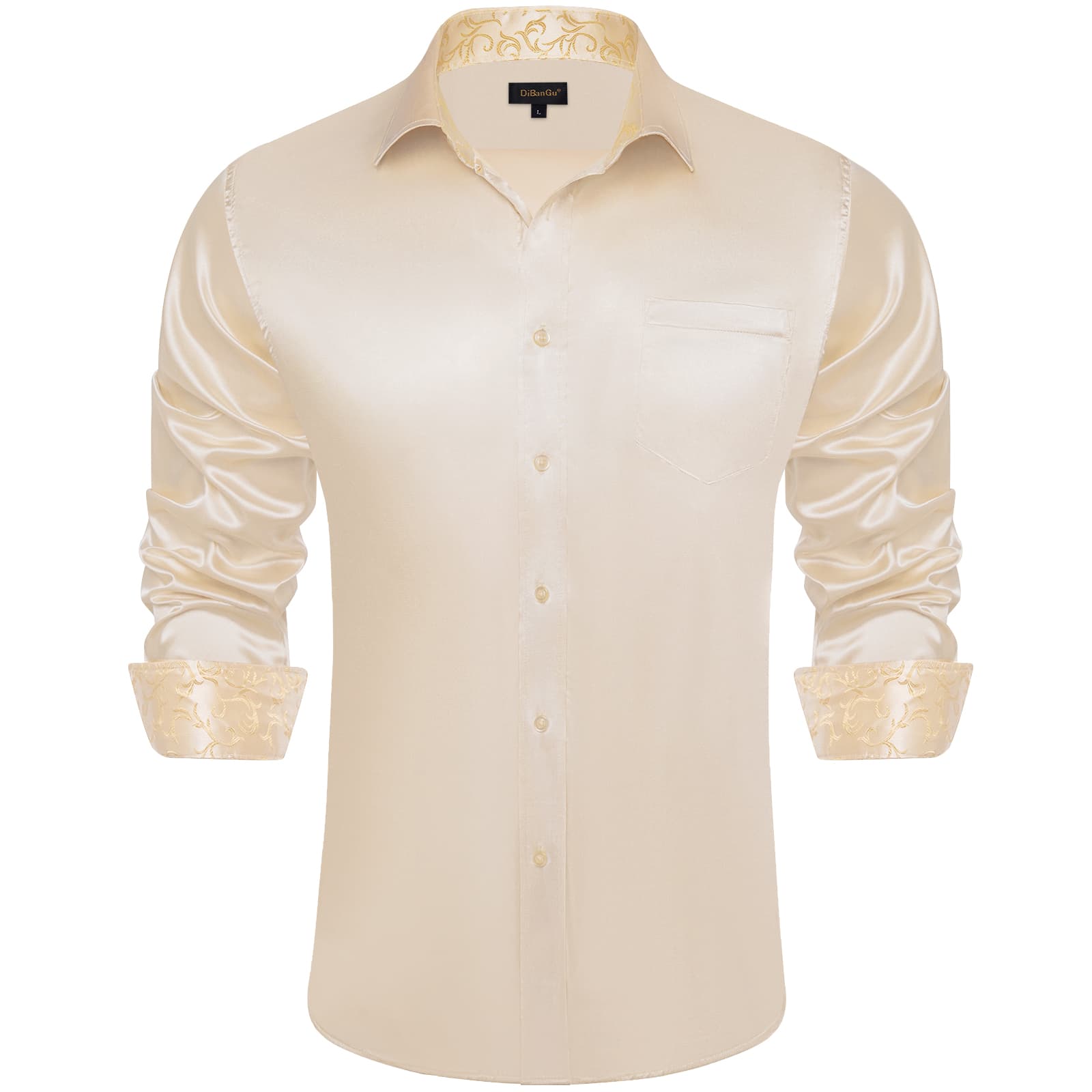 Dibangu Suit Shirt White Splicing Solid Long Sleeve Mens Tuxedo Shirt DiBanGuStore Dibangu Suit Shirt White Splicing Solid Long Sleeve Mens Tuxedo Shirt DiBanGuStore