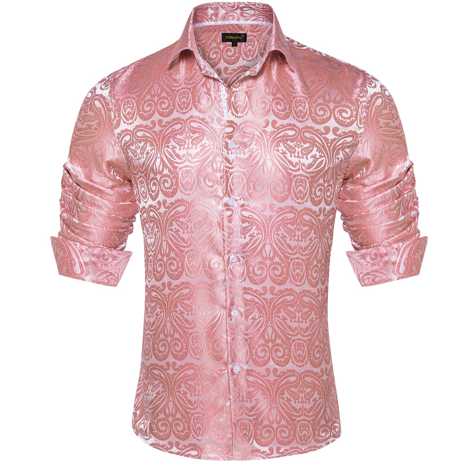 pink dress shirts for men