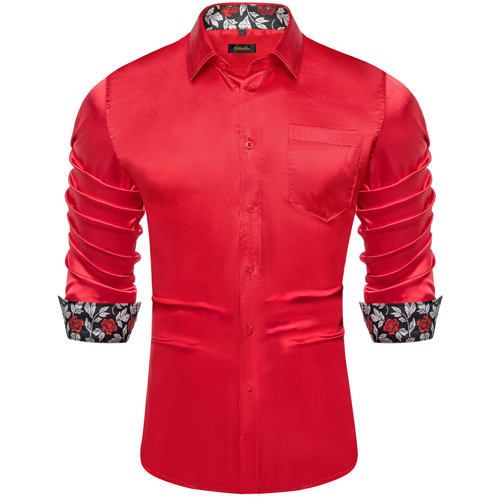 black red shirt for wedding