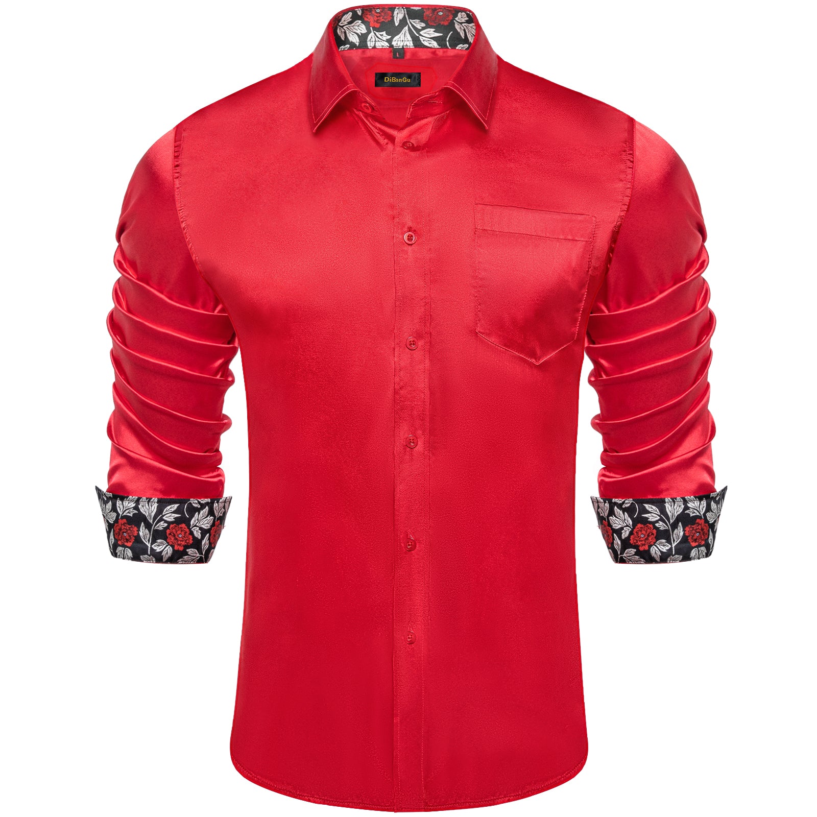black red wedding shirt