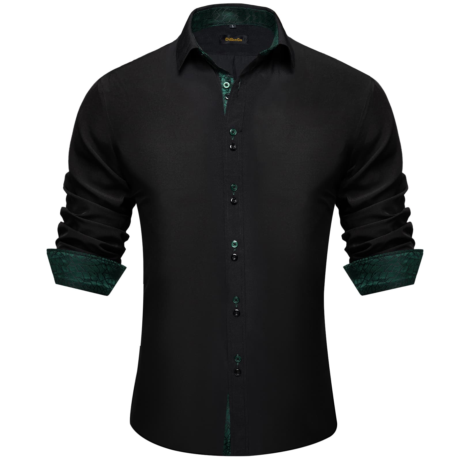 black button shirt
