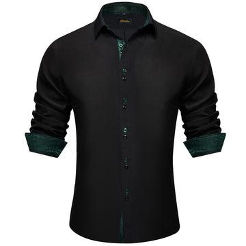 black button shirt