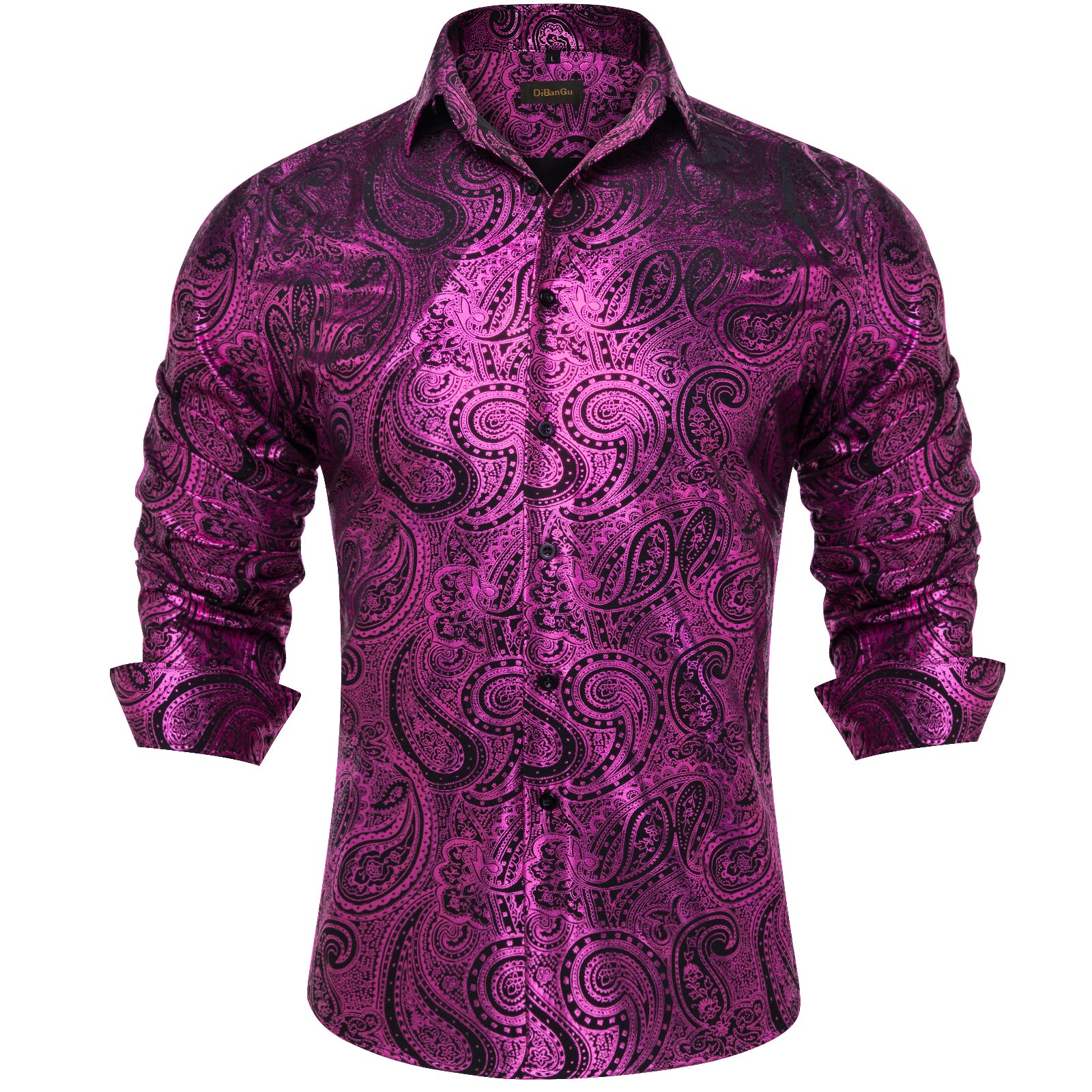 purple dress shirt mens