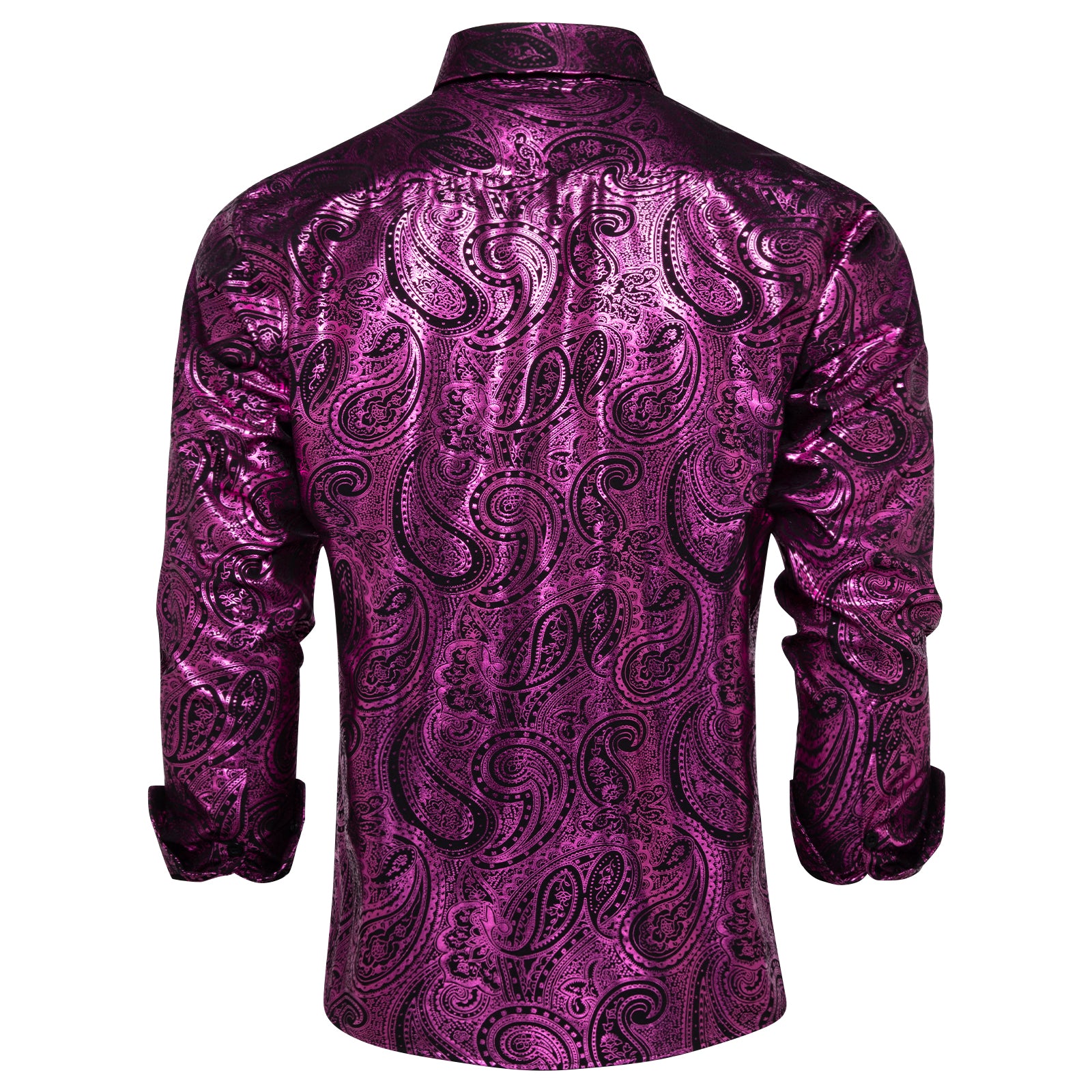 black and purple mens shirt