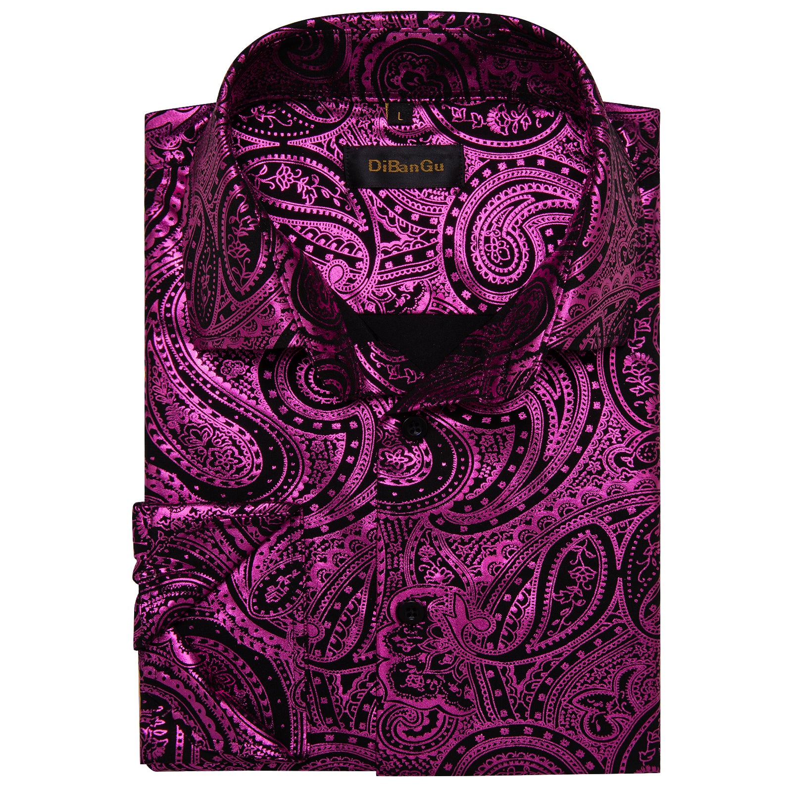 men's black and purple shirt