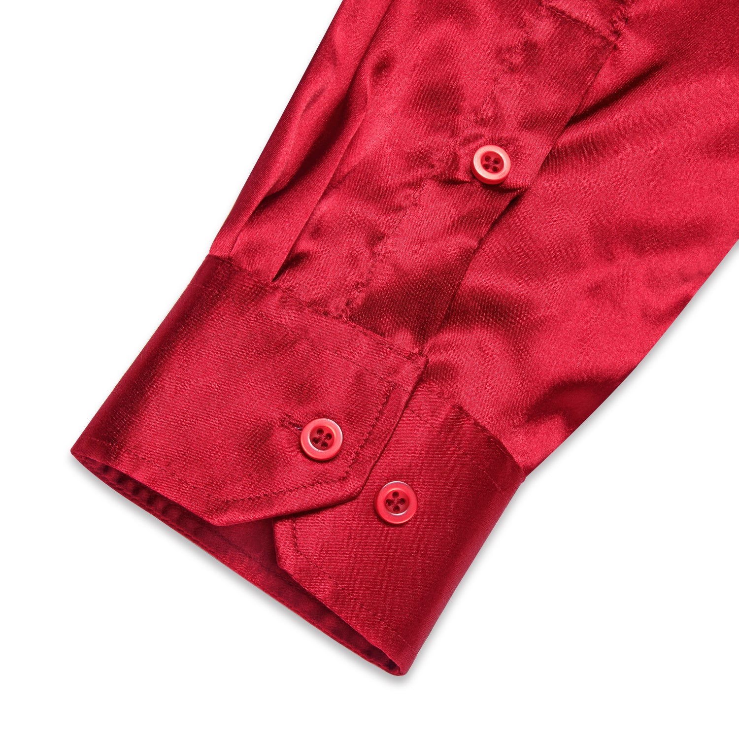 red wedding button shirts
