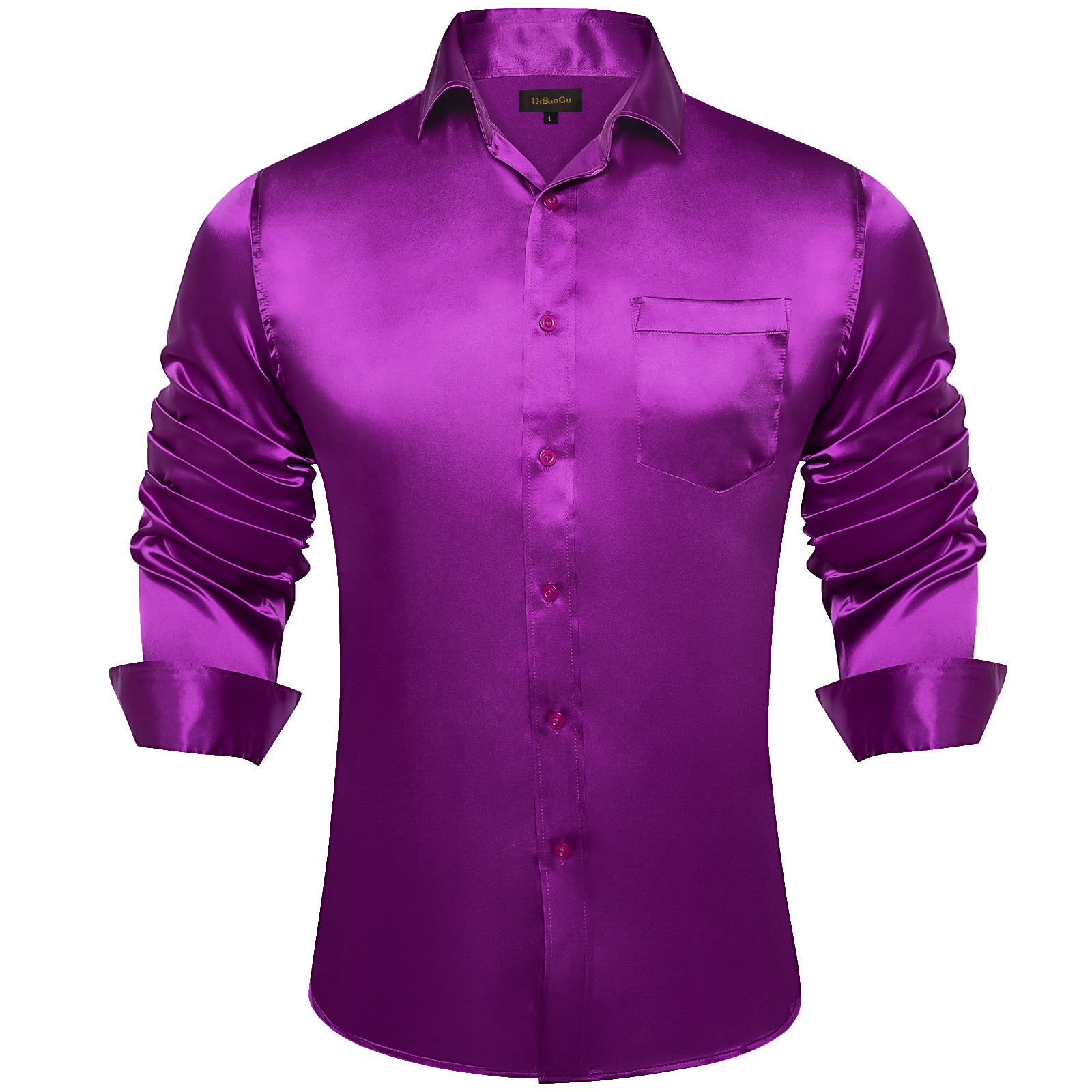 purple mens shirt