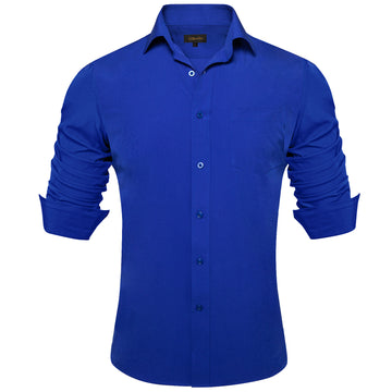 mens blue dress shirt
