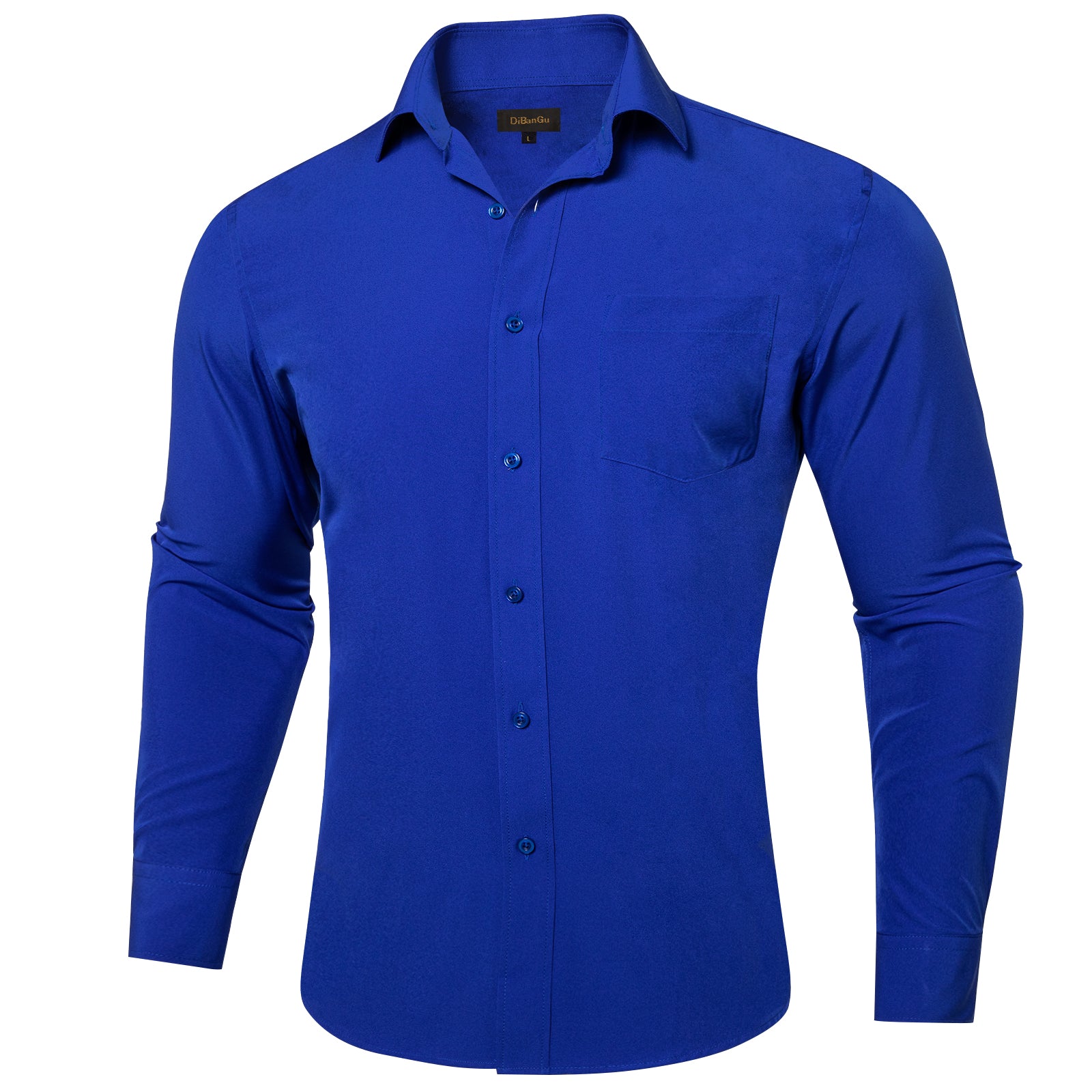 royal blue men shirt