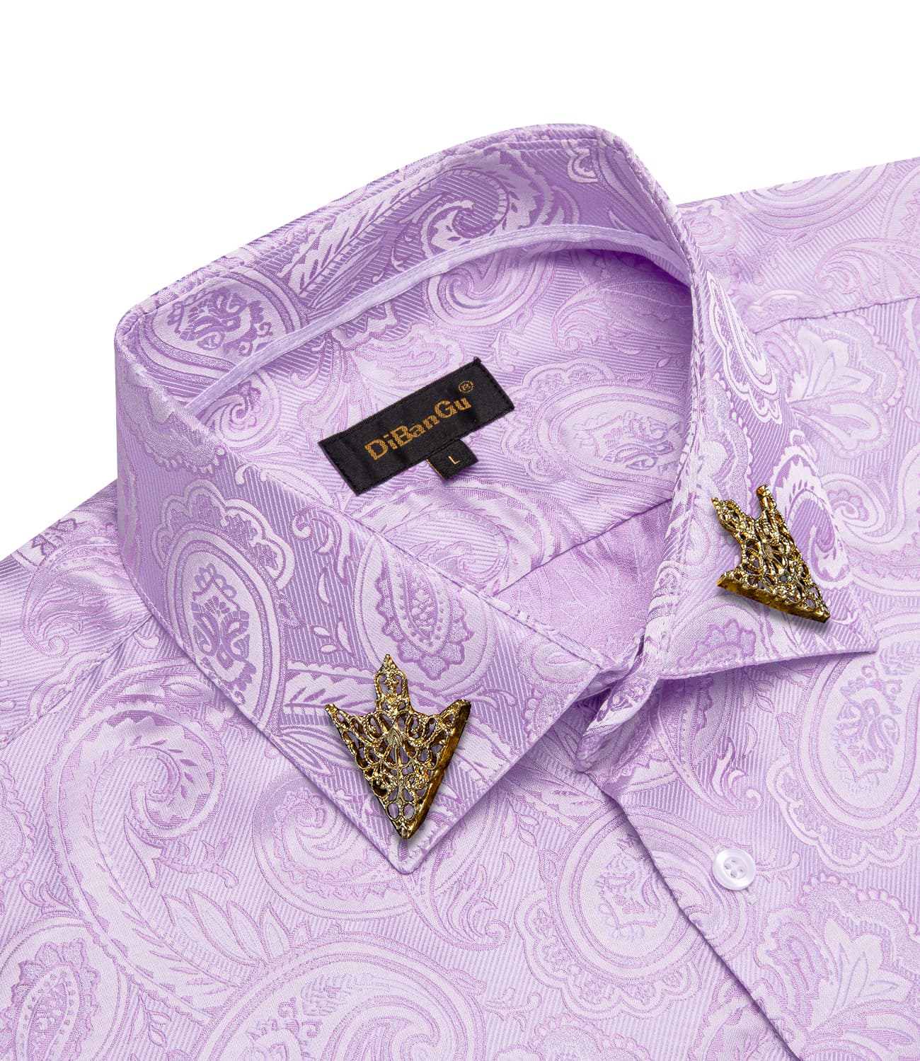 men's purple long sleeve shirt