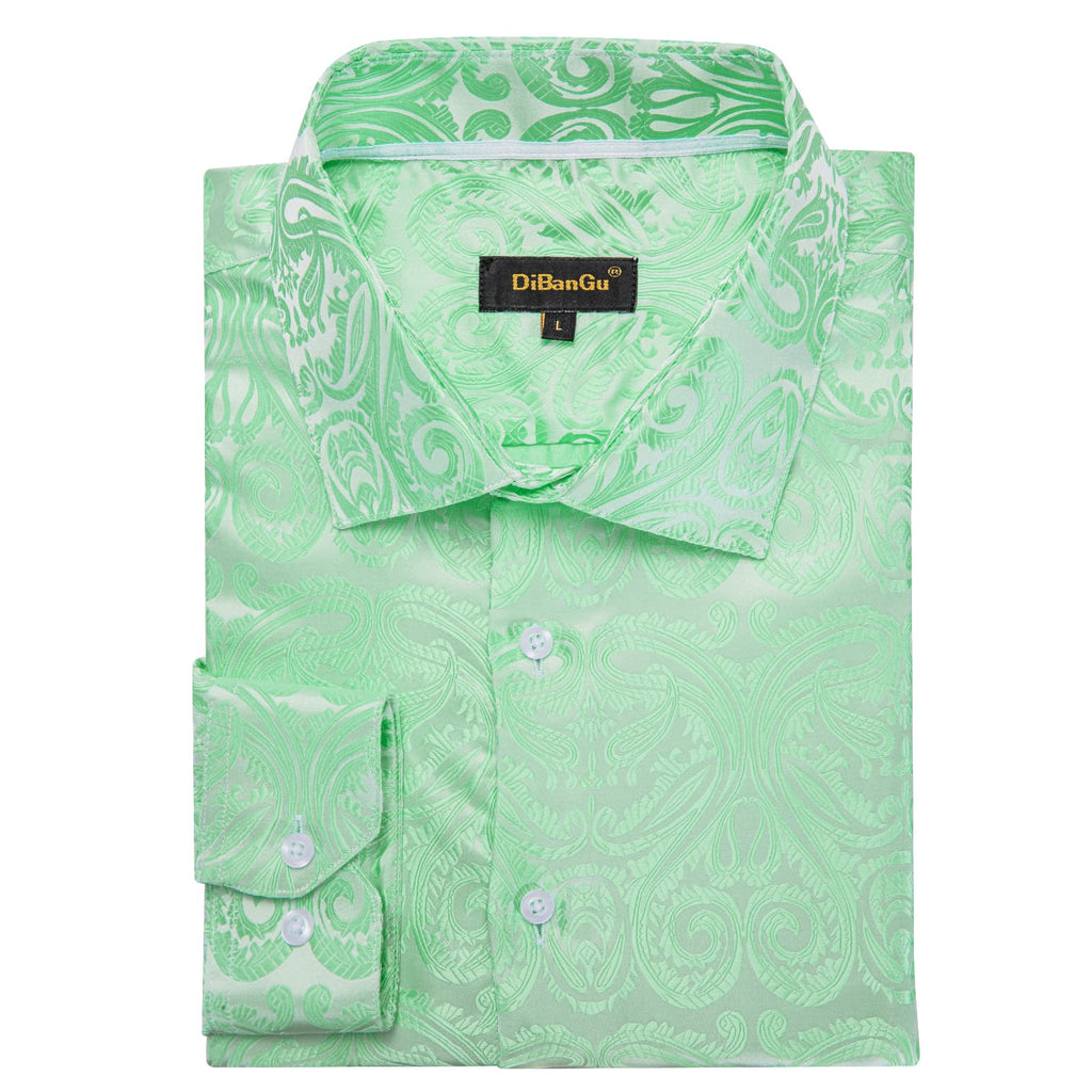 Men's Paisley Silk Shirt DiBanGu Men's Paisley Silk Dress Shirt - Long Sleeve Button Down For Weddings, Parties, Casual Wear (Sizes S-3XL) Long Sleeve Button Down Dress Shirt For Weddings And Parties Men's Paisley Silk Shirt DiBanGu Men's Paisley Silk Dress Shirt - Long Sleeve Button Down For Weddings, Parties, Casual Wear (Sizes S-3XL) Long Sleeve Button Down Dress Shirt For Weddings And Parties