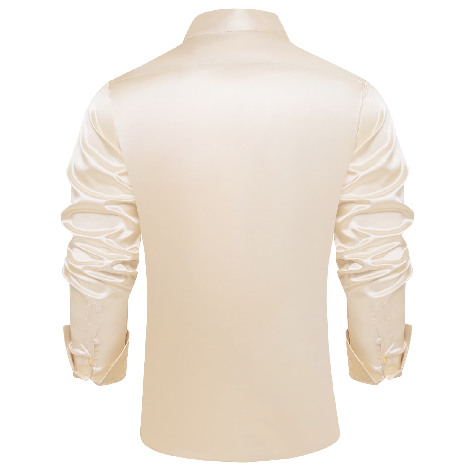 mens silk white shirt