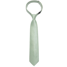 Cyan Green Novelty Silk Kid's Tie Pocket Square Set