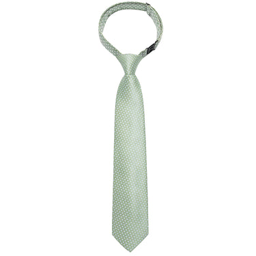 New Cyan Green Novelty Silk Kid's Tie Pocket Square Set
