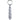New Silver Grey Striped Silk Kid's Tie Pocket Square Set