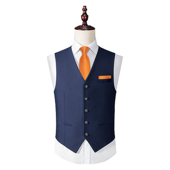 Orange Solid Silk Kid's Tie Pocket Square Set