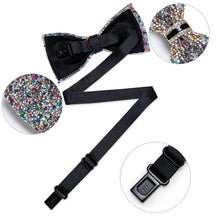 Men's Glitter Imitation Diamond Pre-Bow Tie in Gift Box for Wedding, Party : Glittering Effects