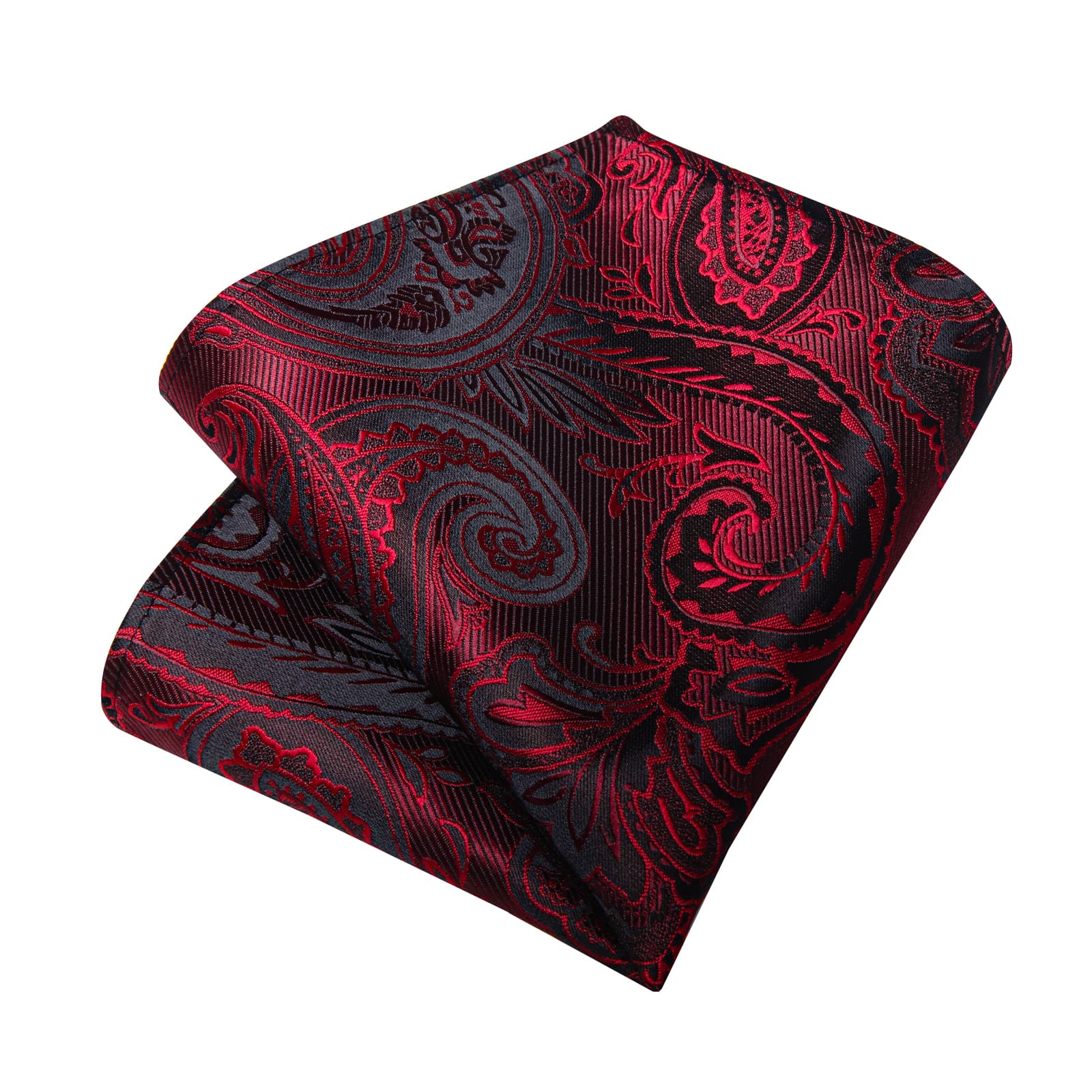 classic red floral silk mens wedding ties set