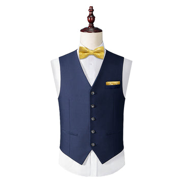 Macaroon Yellow Paisley Silk Pre-Bow Tie