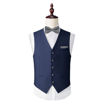  Black White Woven Striped Silk Pre-Bow Tie