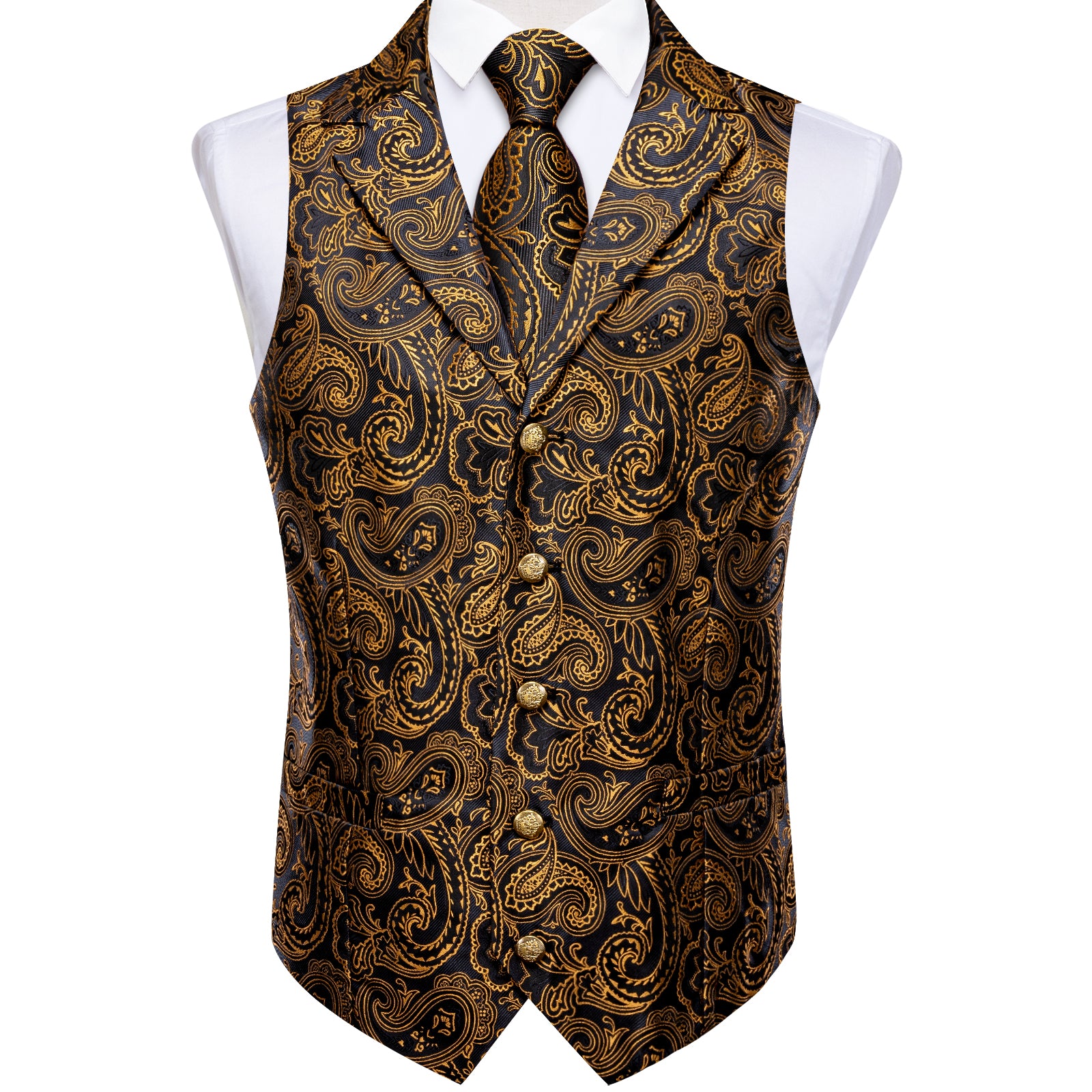 gold vest for men