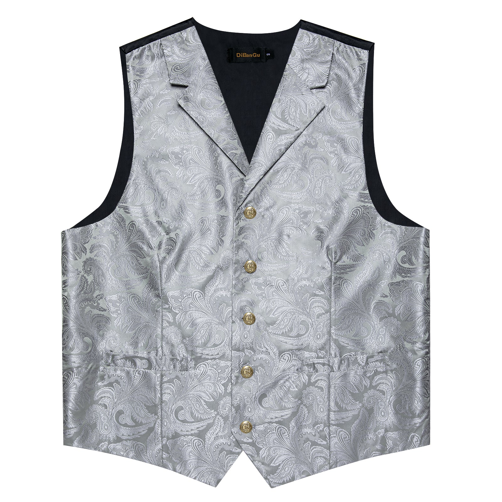 grey suit vest
