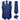 New Blue Floral Jacquard Silk Waistcoat Vest Tie Pocket Square Cufflinks Set