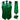 New Green Paisley Jacquard Silk Waistcoat Vest Tie Pocket Square Cufflinks Set