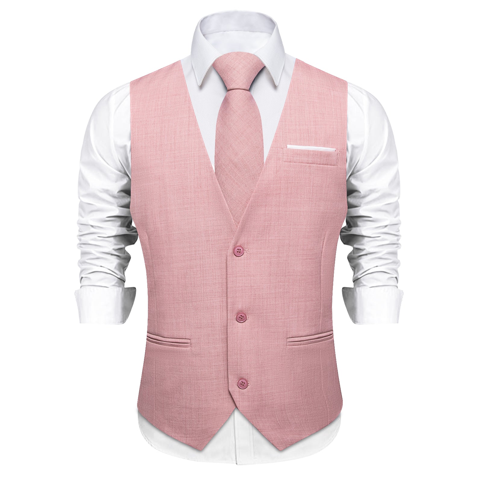 hot pink suit vest