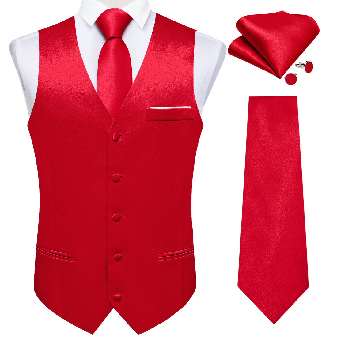 red vest for men
