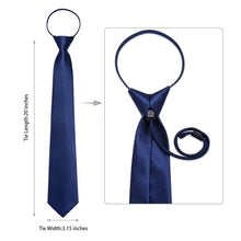 mens silk solid blue navy ties
