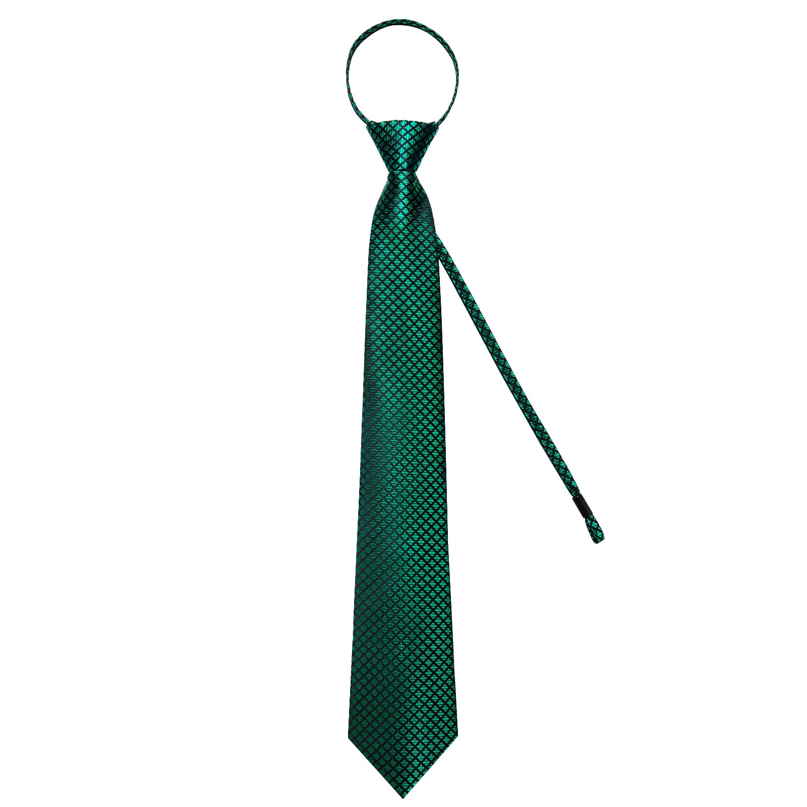 green black lines plaid mens silk ties handkerchief cufflinks set for mens suit dress