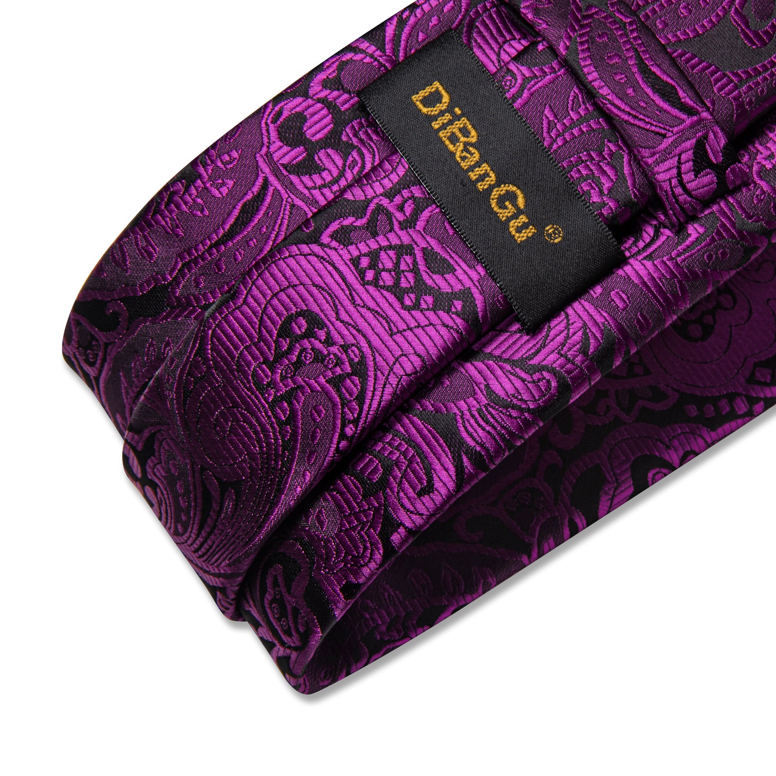 Rose Red Floral Men's Tie Handkerchief Cufflinks Clip Set