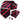 Black Red Striped Men's Tie Handkerchief Cufflinks Clip Set