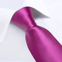 Magenta Purple Solid Men's Tie