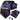 Blue Golden Paisley Men's Tie Handkerchief Cufflinks Clip Set