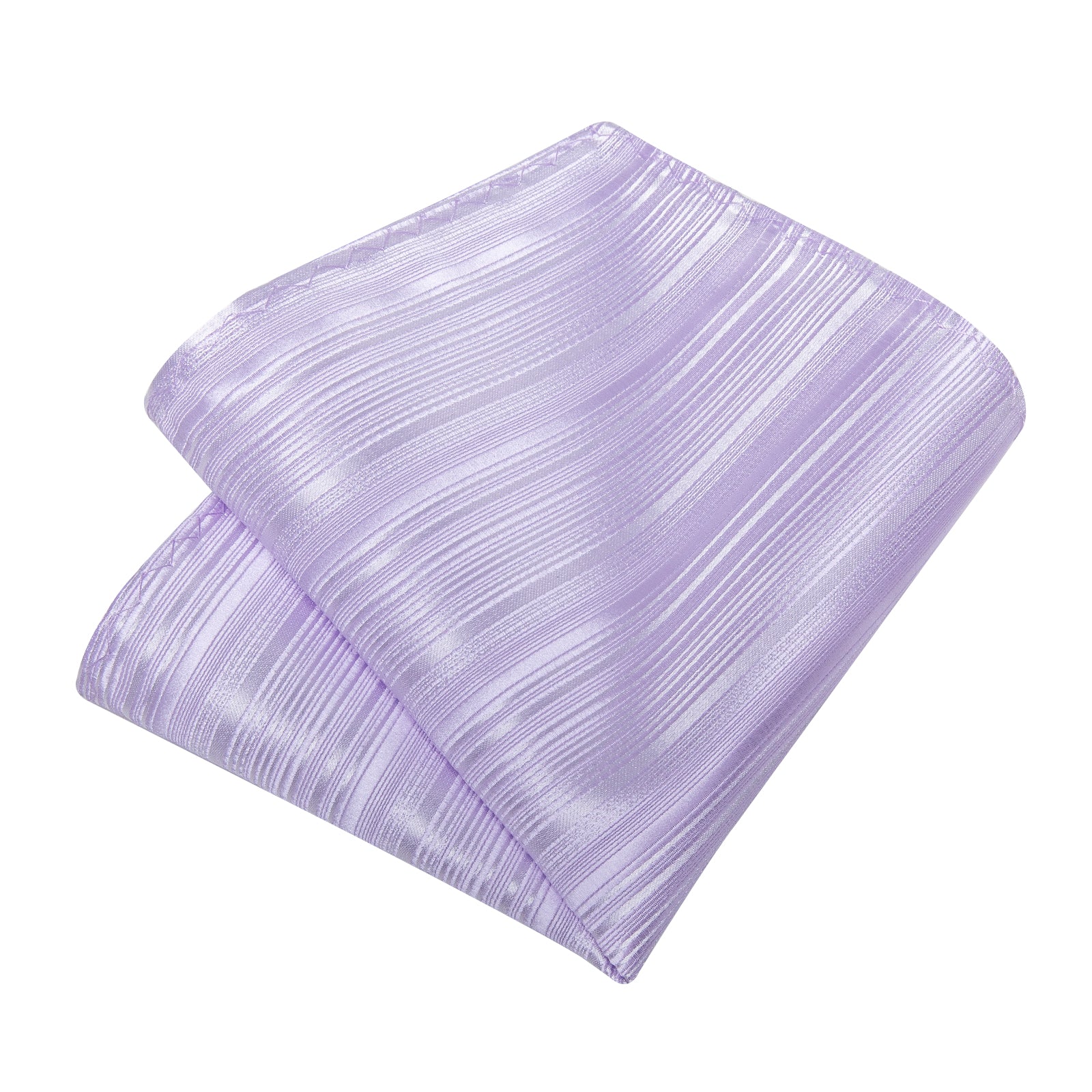  Purple Tie Periwinkle Striped Men's Silk Tie