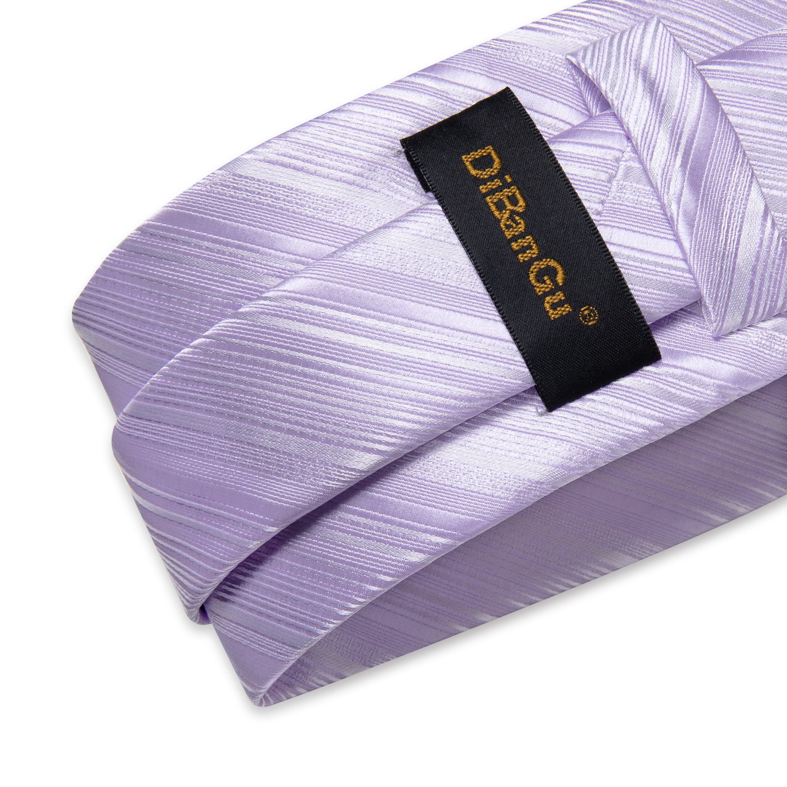 Purple Tie Periwinkle Purple Striped Men's Tie