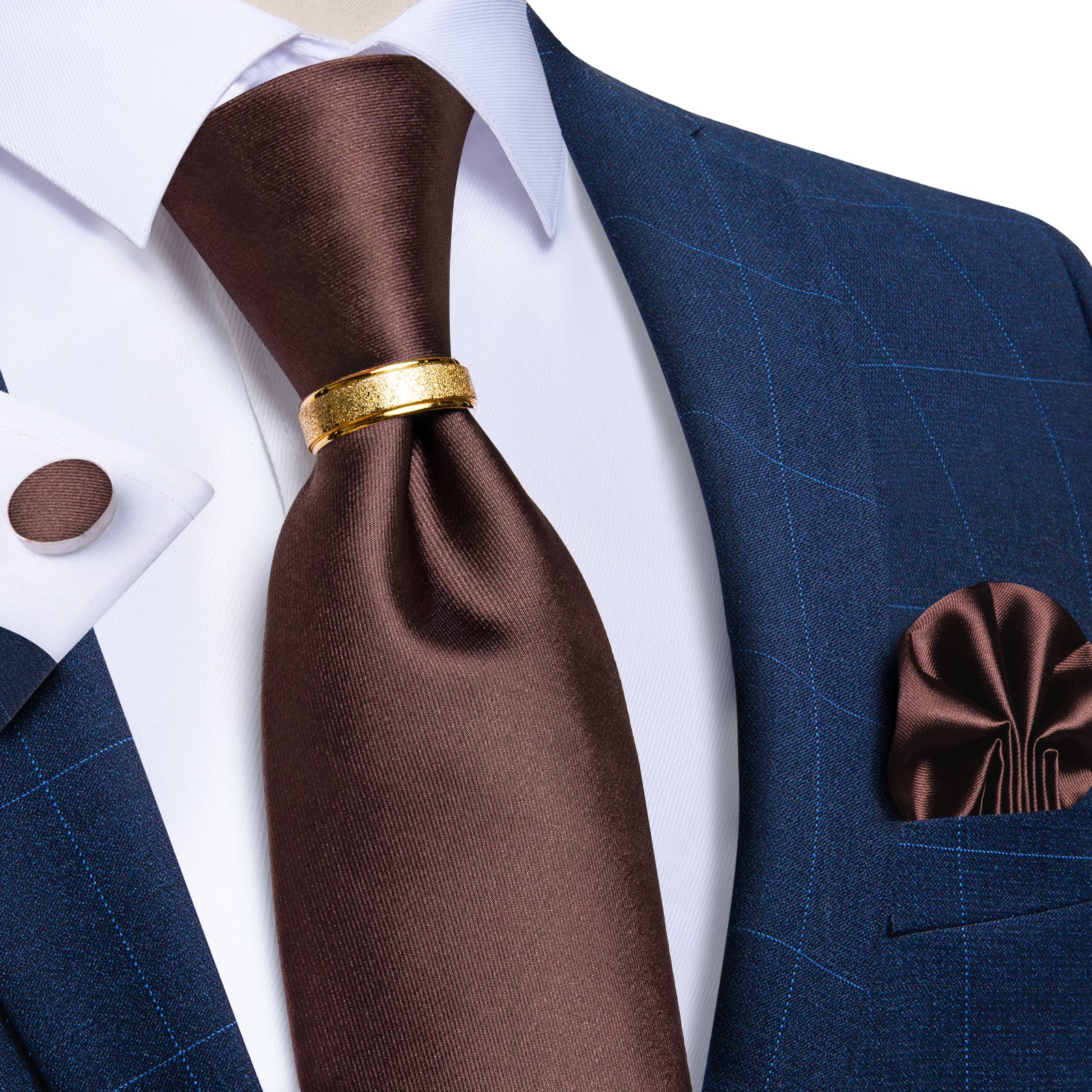 mens brown tie