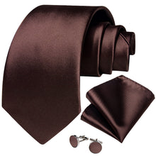 Maroon Solid Men's Tie Pocket Square Handkerchief Set