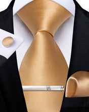 Champagne Golden Solid Men's Tie