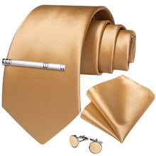 Champagne Golden Solid Men's Tie