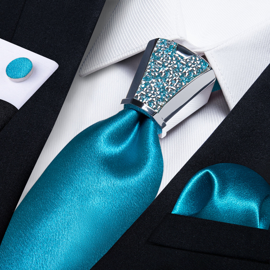 cerulean blue tie