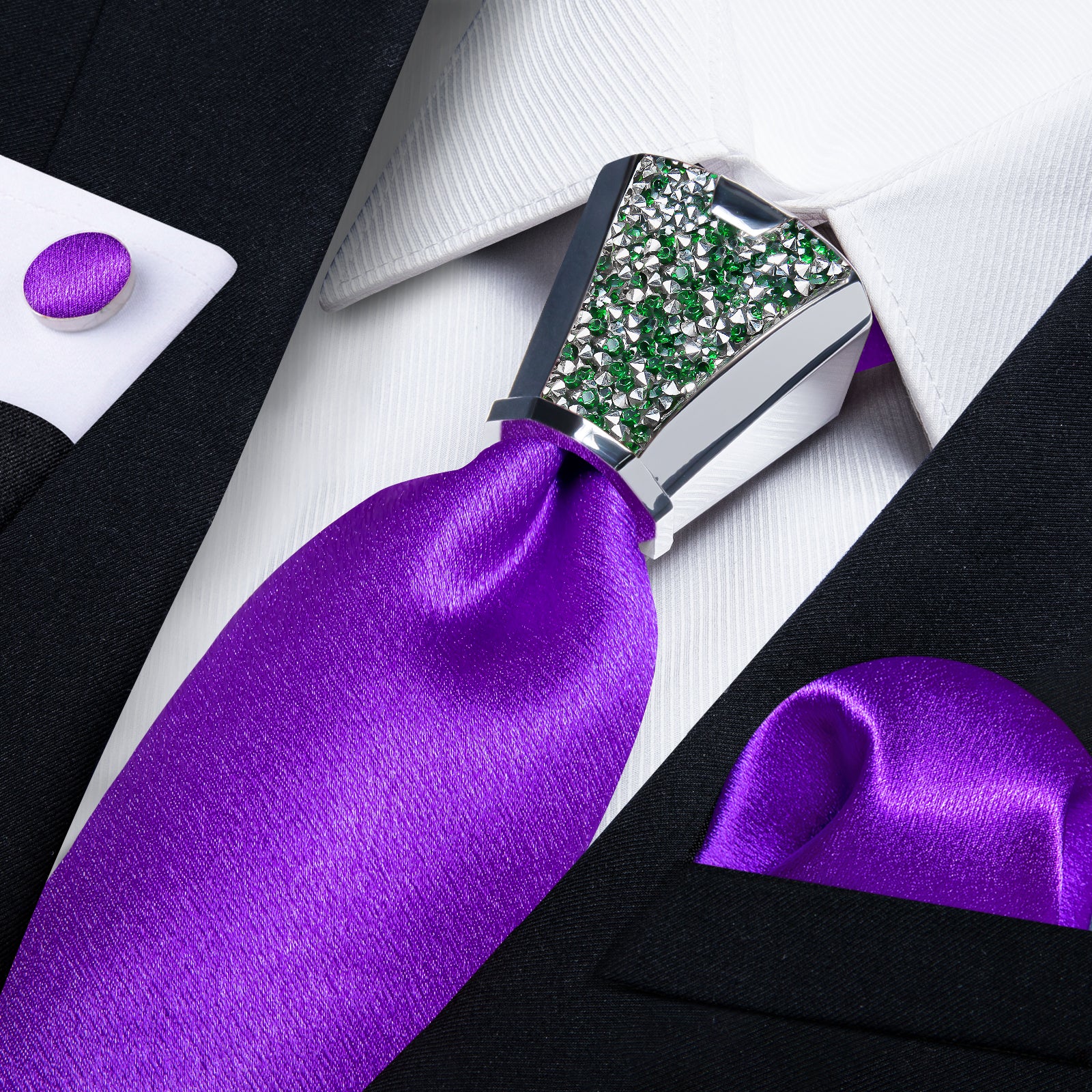 mens purple silk ties