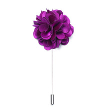 Luxury Purple Floral Lapel Pin