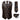 Black Gold Floral Jacquard Silk Waistcoat Vest Handkerchief Cufflinks Tie Vest Suit Set (4619704729681)