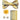 Gold Blue Plaid Self-Bowtie Pocket Square Cufflinks Set (4339151798353)