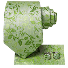 Fresh Live Floral Tie Handkerchief Cufflinks