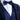 Men's Classic Navy Blue Paisley Jacquard Silk Waistcoat Vest Handkerchief Cufflinks Bow-Tie Vest Suit Set (4610676785233)