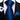 Shining Navy Blue Geometric Tie Pocket Square Cufflinks Set (586724311082)